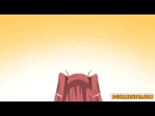 Shemale hentai goddess blowjob and swallowing cum